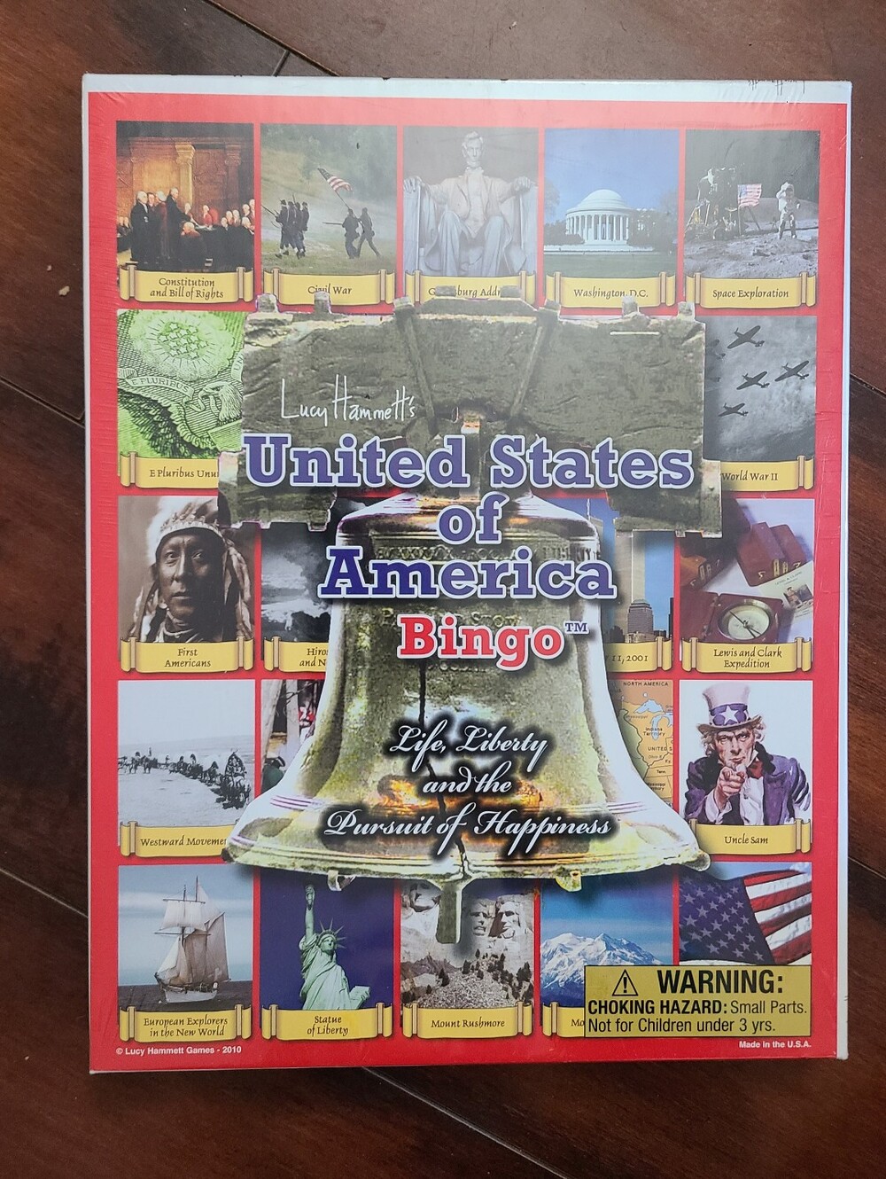 Lucy Hammett # 2377 United States of America Bingo New Sealed Game 2010 Made USA